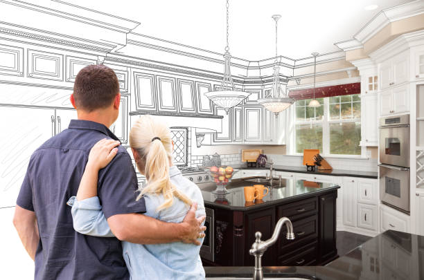 Professional Kitchen Island Installation technician working in Fulton, MD